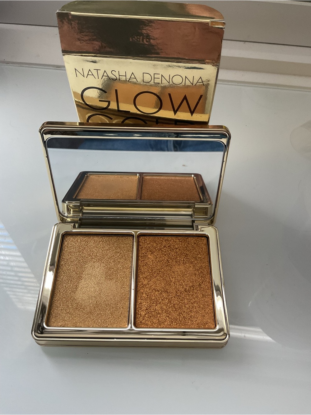 Natasha Denona Glow Gold Shimmer Duo - Gold - Picture 4 of 5